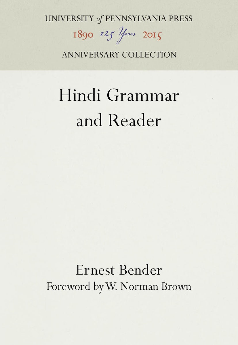 Book cover image for Hindi Grammar and Reader ISBN: 9781512800258