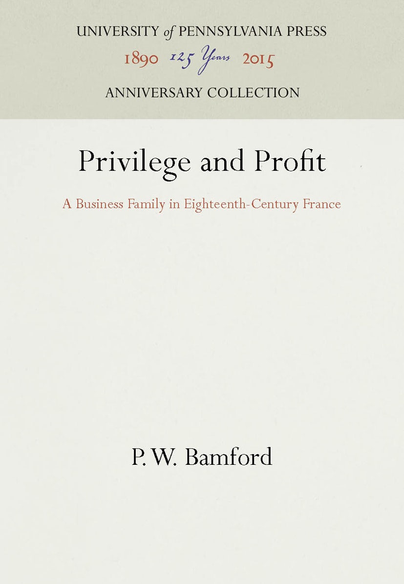 Book cover image for Privilege and Profit ISBN: 9781512800333
