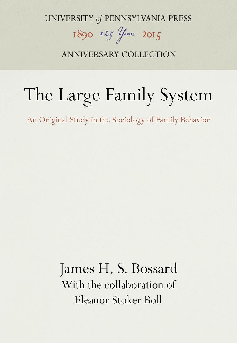 Book cover image for The Large Family System ISBN: 9781512800807