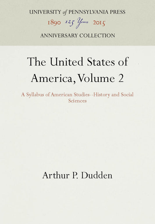 The United States of America, Volume 2
