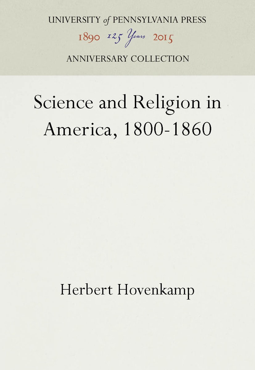 Book cover image for Science and Religion in America, 1800-1860 ISBN: 9781512802764