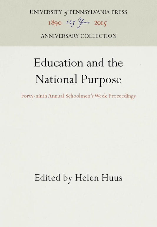 Education and the National Purpose
