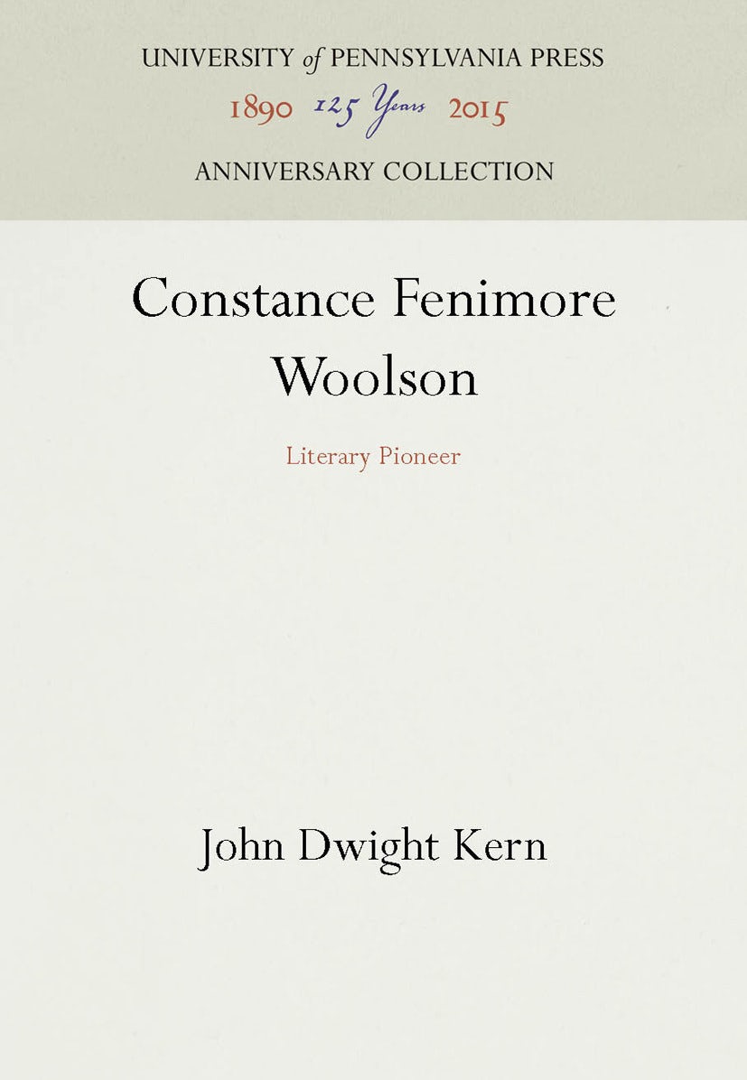 Book cover image for Constance Fenimore Woolson ISBN: 9781512803082