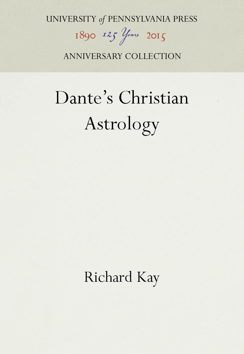 Book cover image for Dante's Christian Astrology ISBN: 9781512803105
