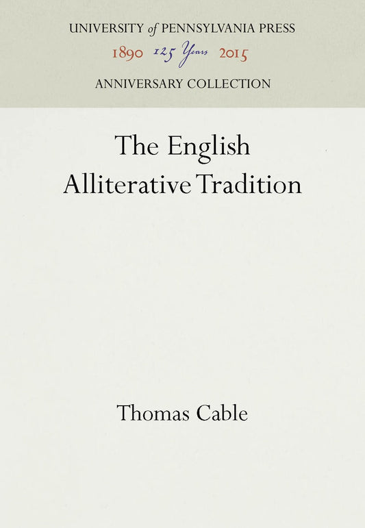 The English Alliterative Tradition