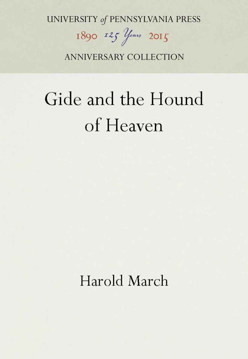 Book cover image for Gide and the Hound of Heaven ISBN: 9781512804348
