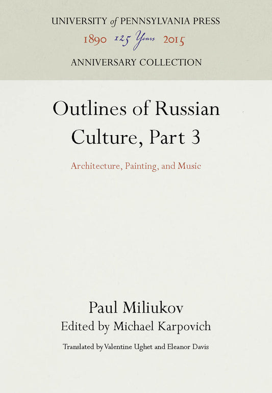 Outlines of Russian Culture, Part 3