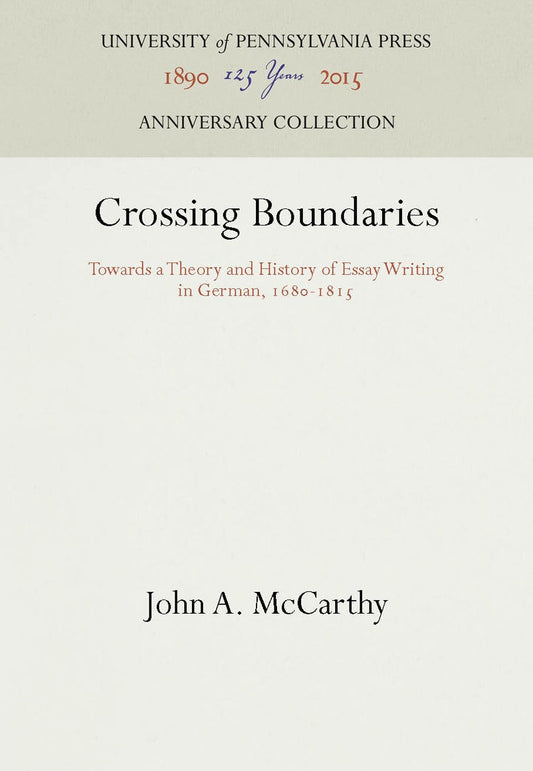 Crossing Boundaries