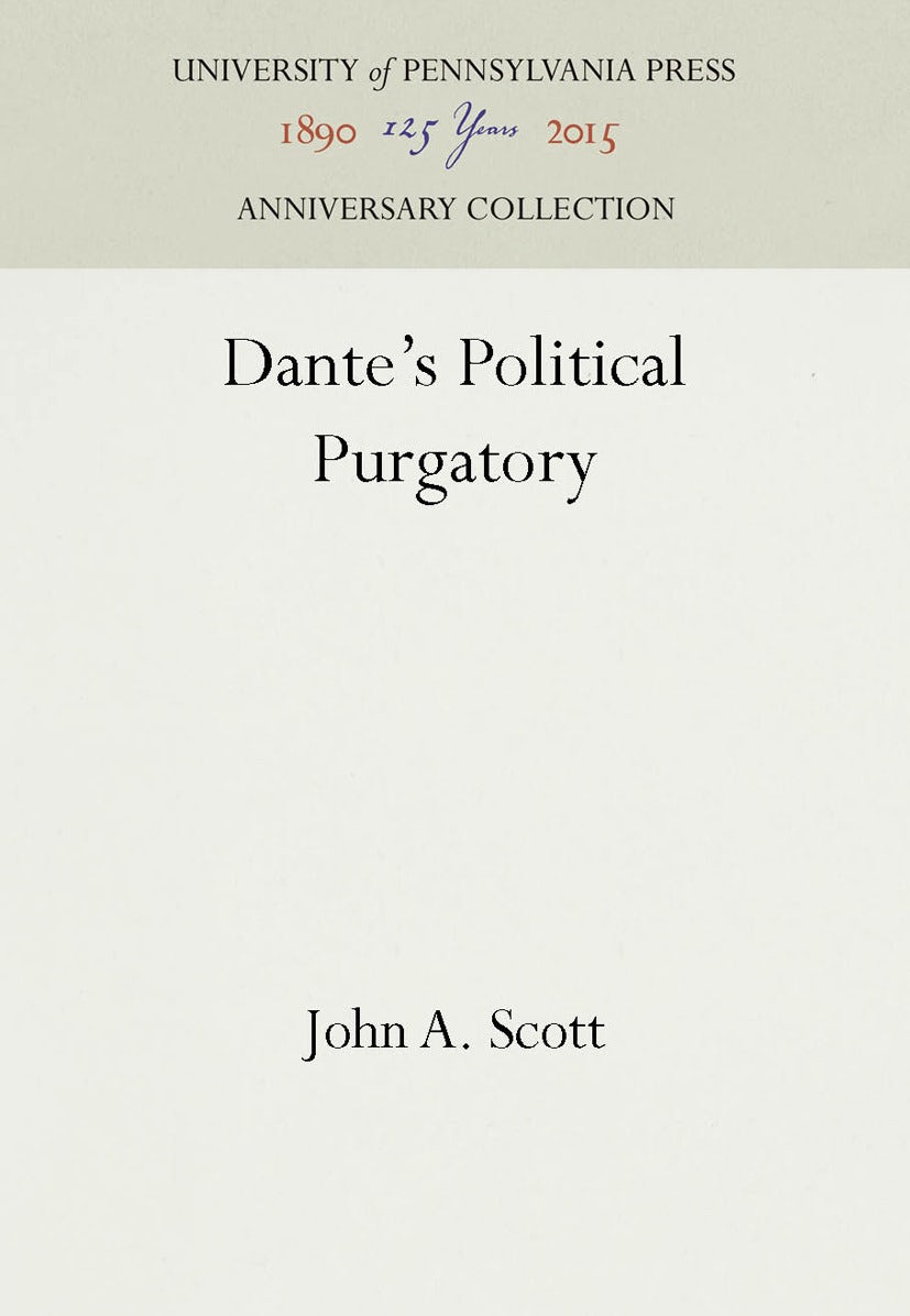 Book cover image for Dante's Political Purgatory ISBN: 9781512806793