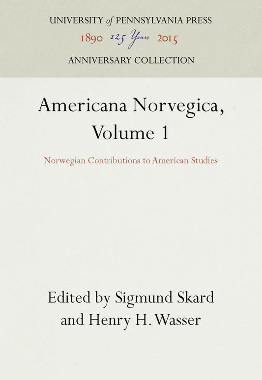 Americana Norvegica, Volume 1