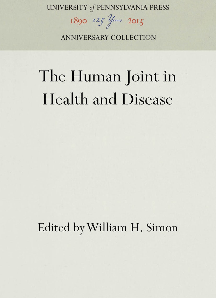 Book cover image for The Human Joint in Health and Disease ISBN: 9781512807004