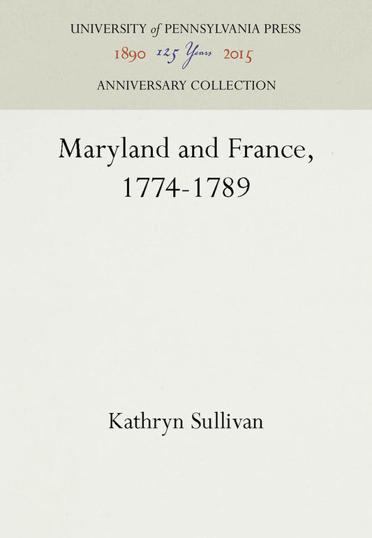 Maryland and France, 1774-1789
