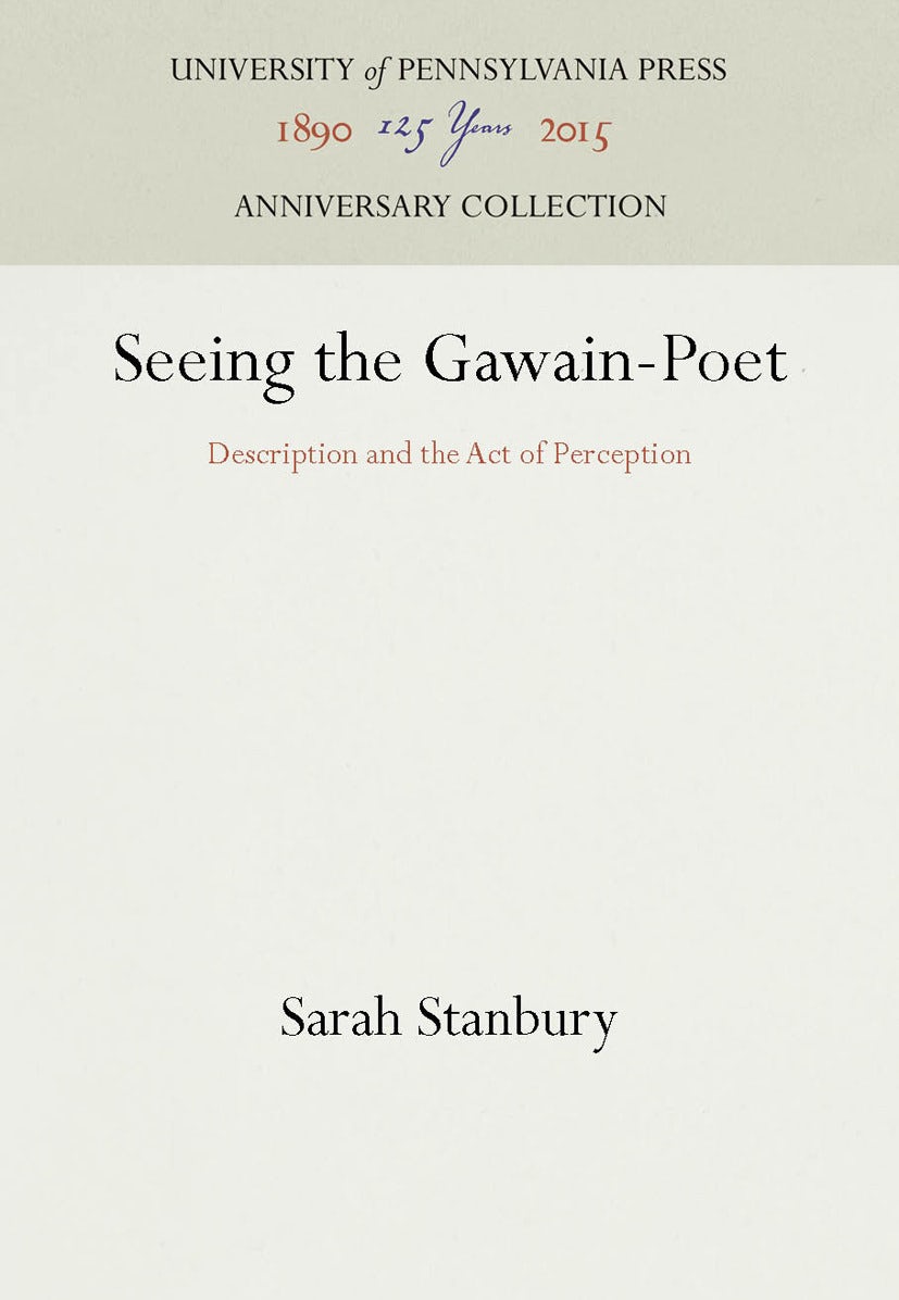Book cover image for Seeing the Gawain-Poet ISBN: 9781512808285