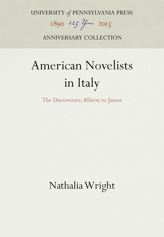 American Novelists in Italy