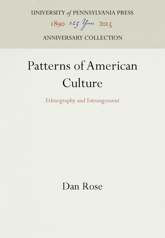 Patterns of American Culture