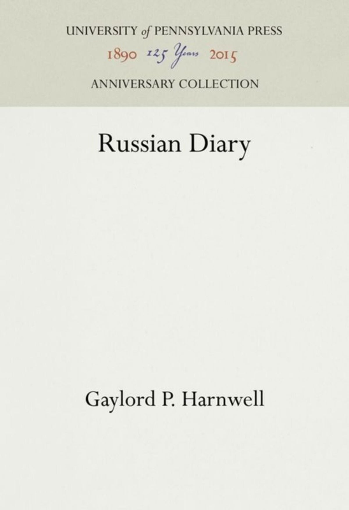 Cover image for Russian Diary ISBN 9781512812190