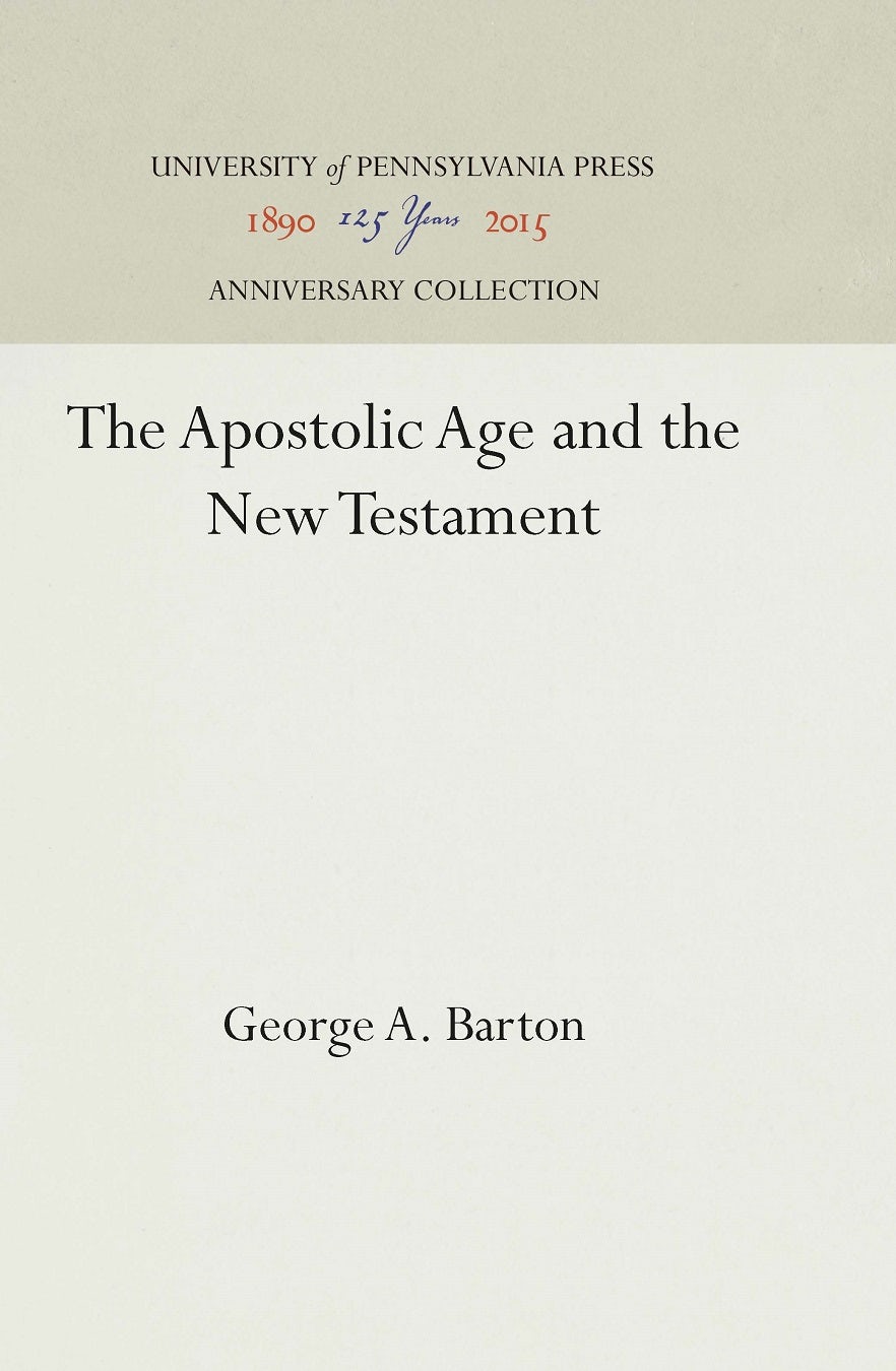 Book cover image for The Apostolic Age and the New Testament ISBN: 9781512814170