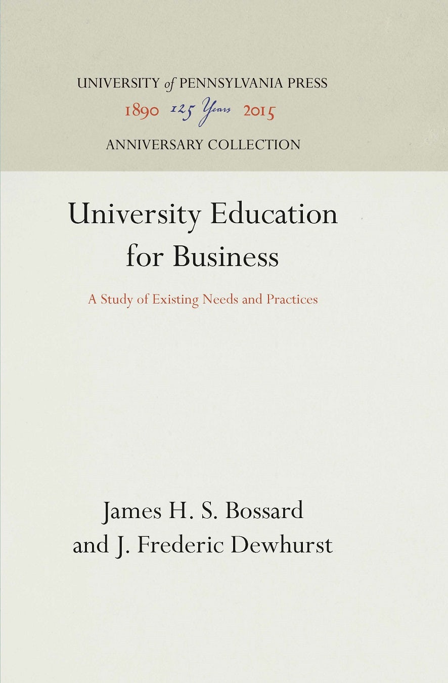 Book cover image for University Education for Business ISBN: 9781512814620