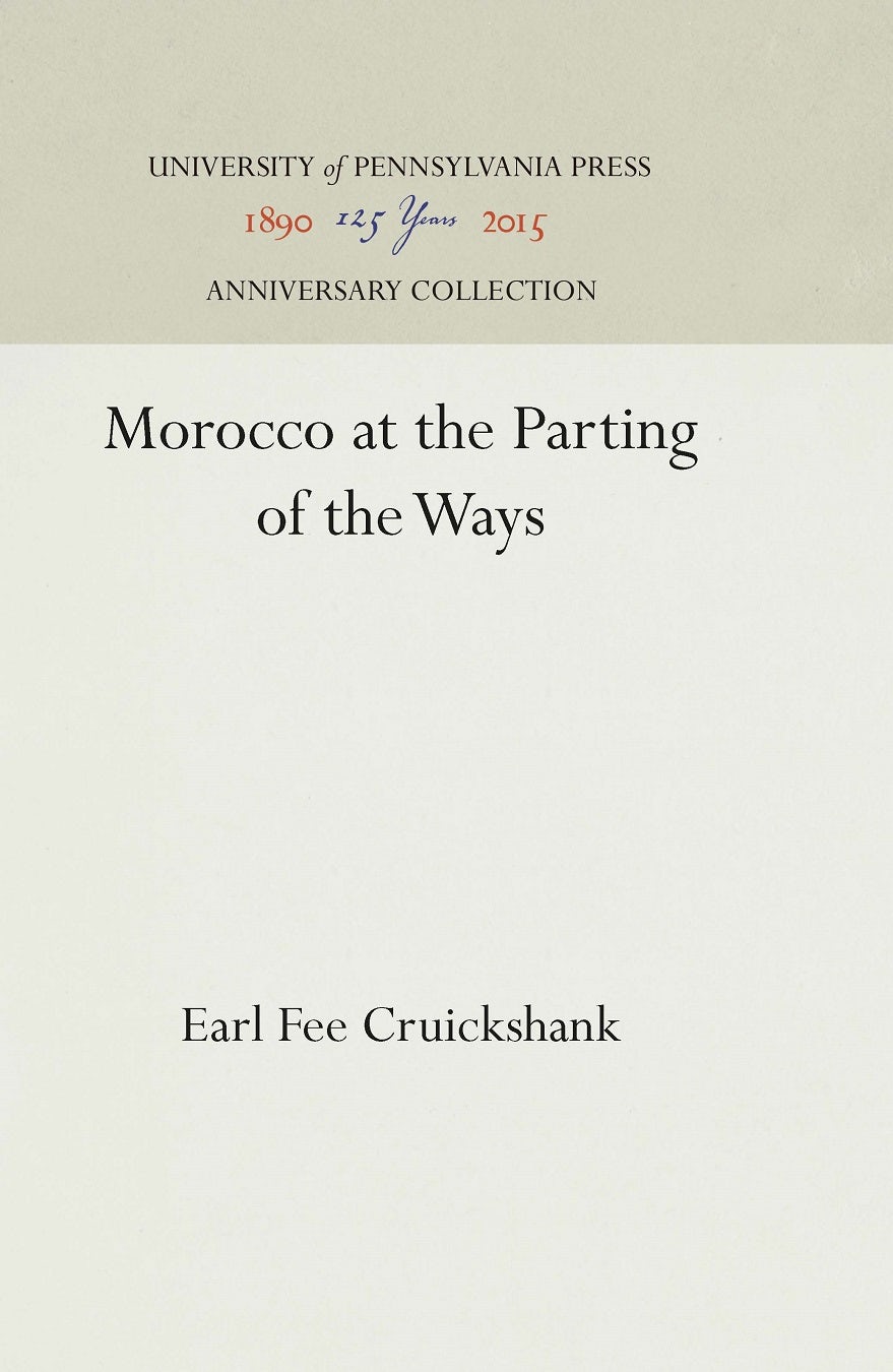 Book cover image for Morocco at the Parting of the Ways ISBN: 9781512815399
