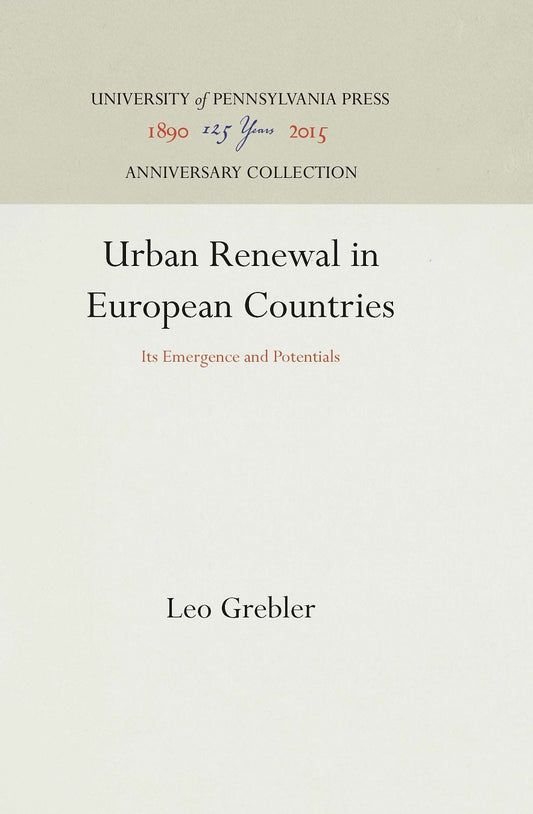Urban Renewal in European Countries