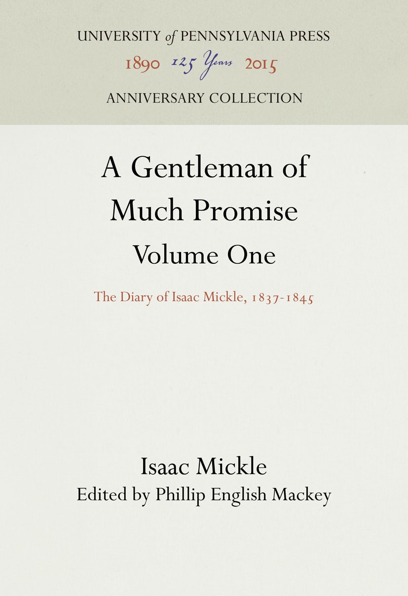 Book cover image for A Gentleman of Much Promise, Volumes 1 and 2 ISBN: 9781512817751