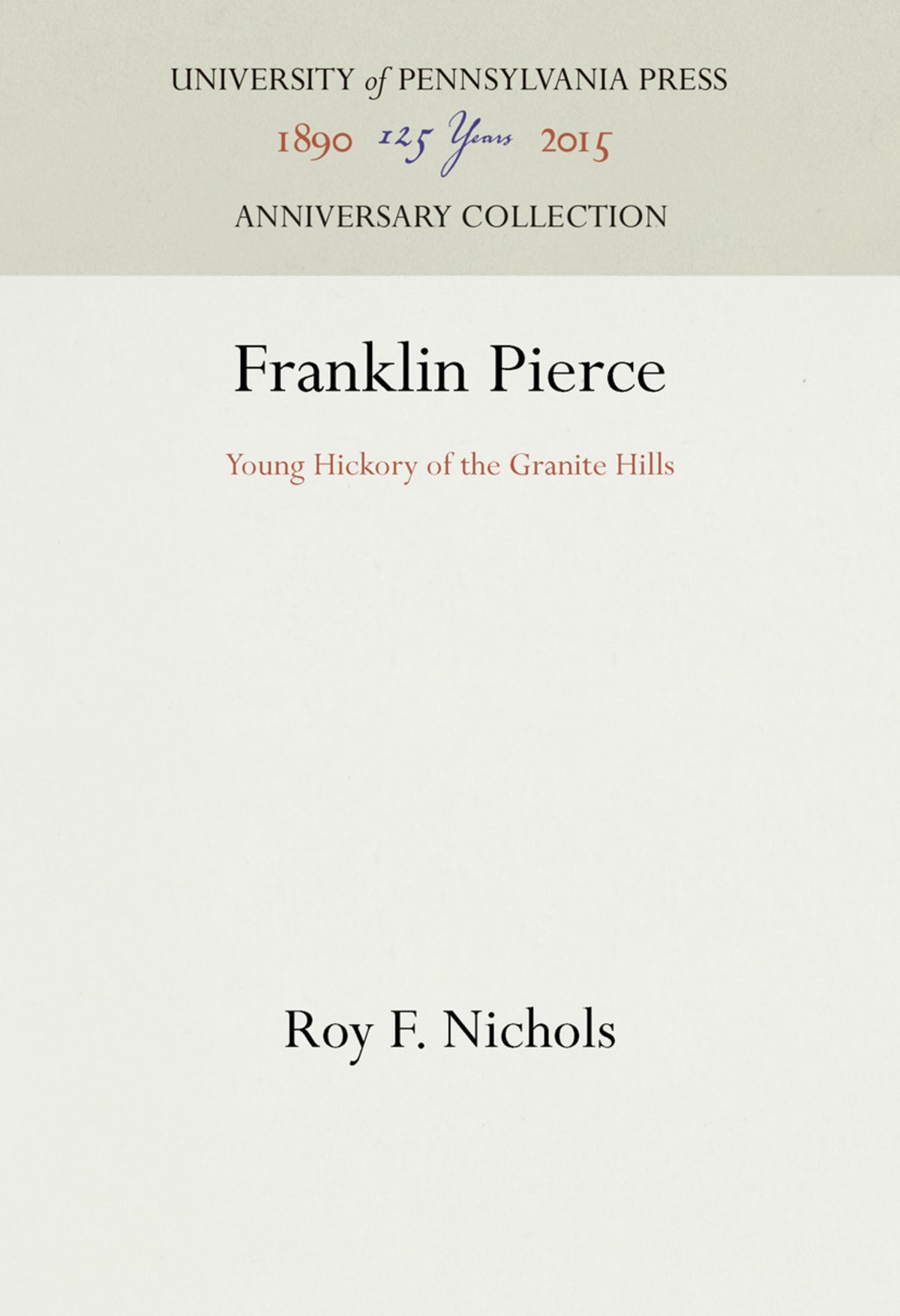 Cover image for Franklin Pierce ISBN 9781512818253
