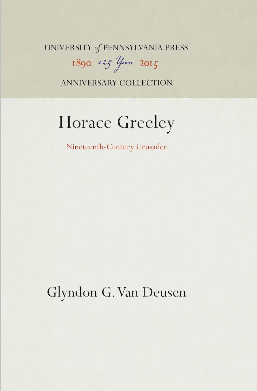 Book cover image for Horace Greeley ISBN: 9781512819106