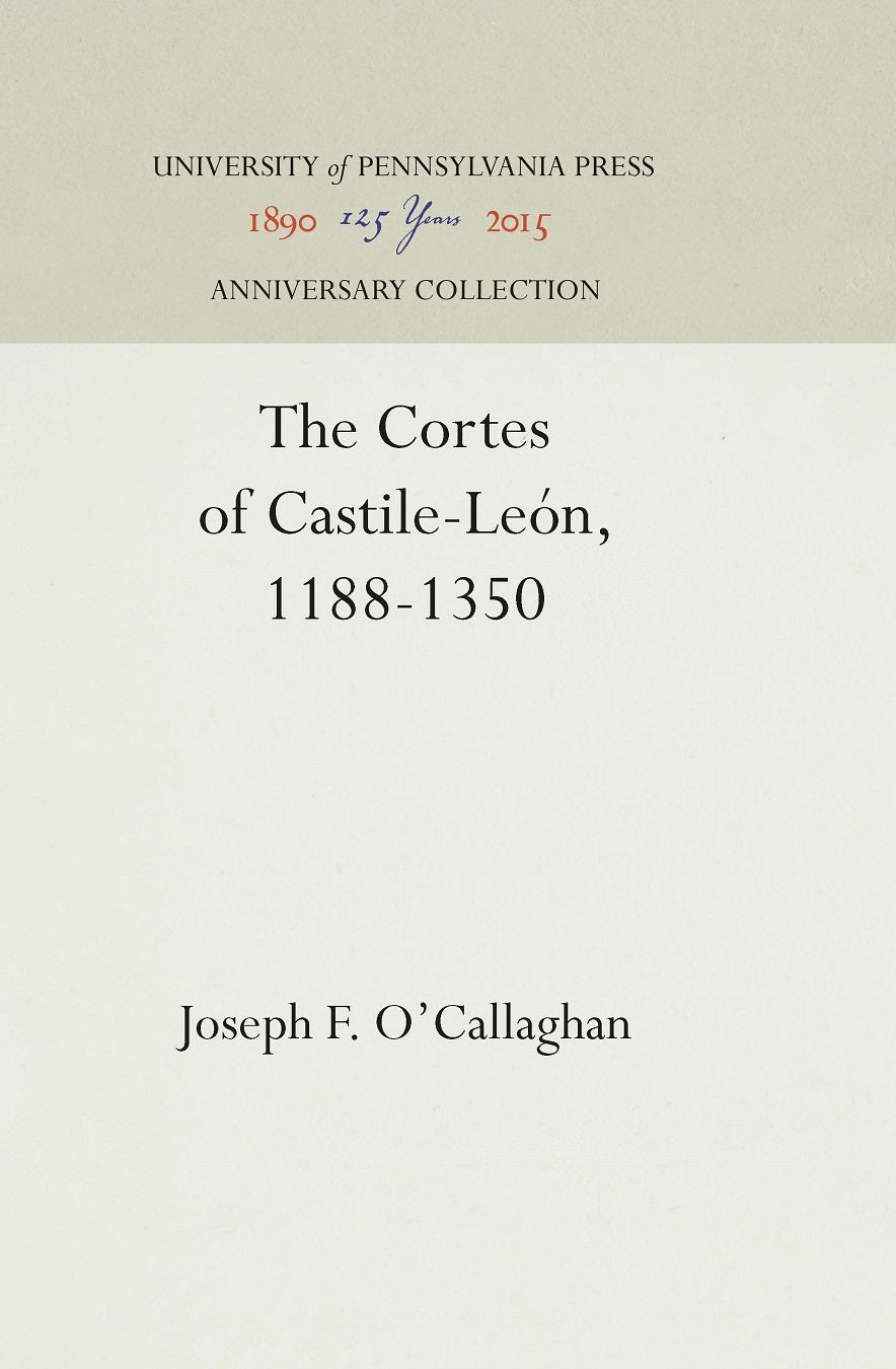 Book cover image for The Cortes of Castile-León, 1188-1350 ISBN: 9781512819571