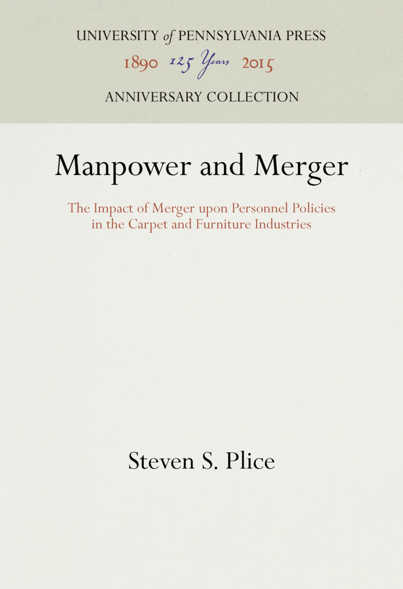 Cover image for Manpower and Merger ISBN 9781512820409