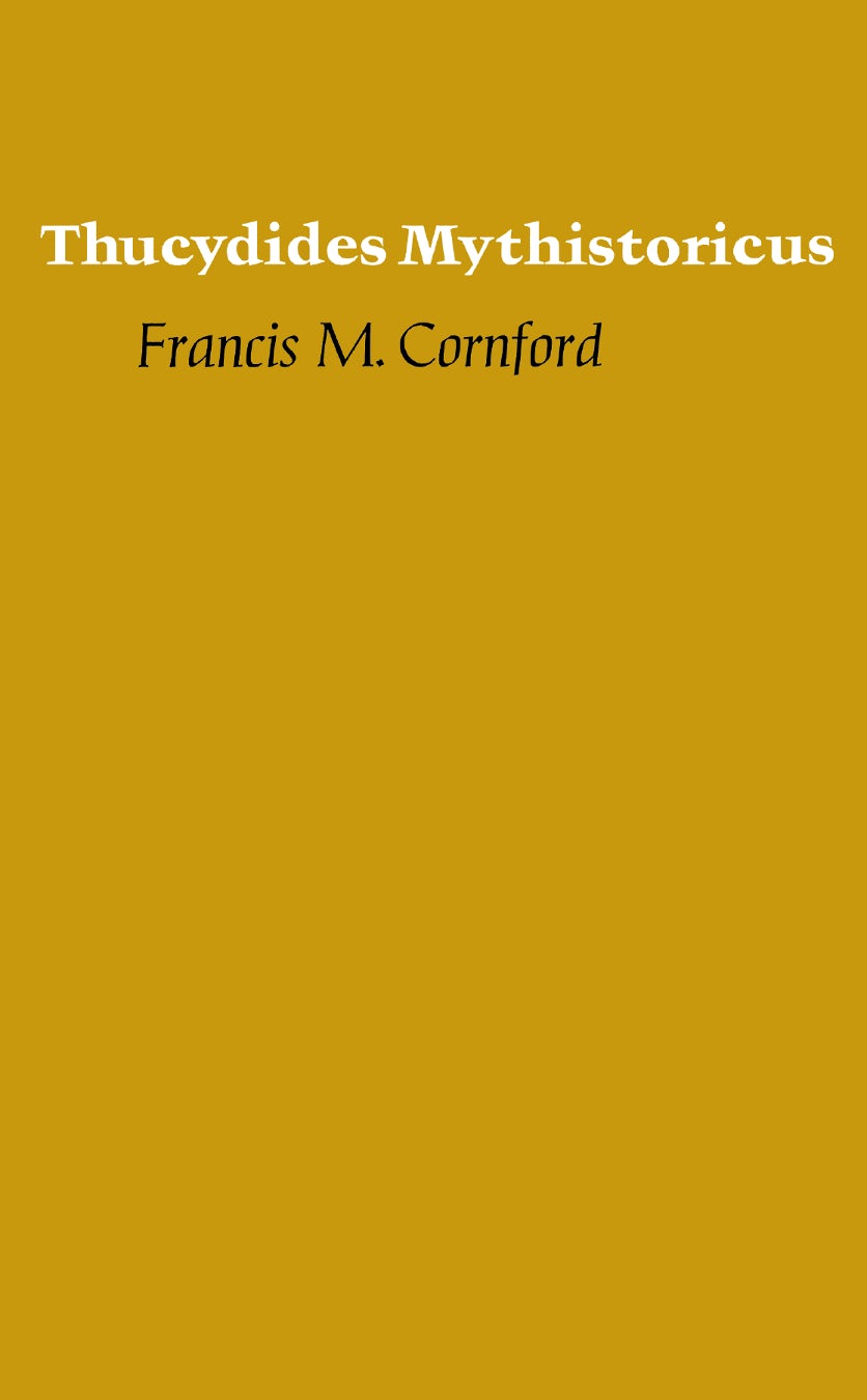Book cover image for Thucydides Mythistoricus ISBN: 9781512821239