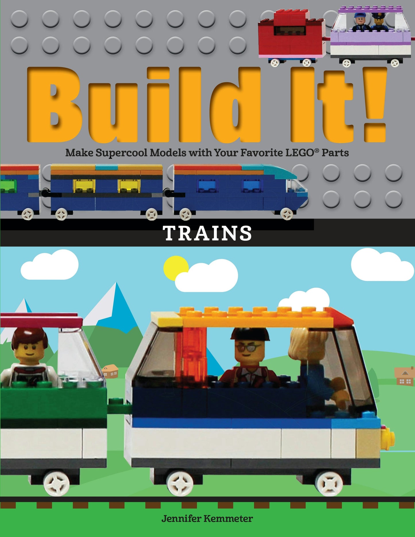 Book cover image for Build It! Trains ISBN: 9781513261133