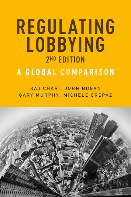 Book cover image for Regulating lobbying ISBN: 9781526117250