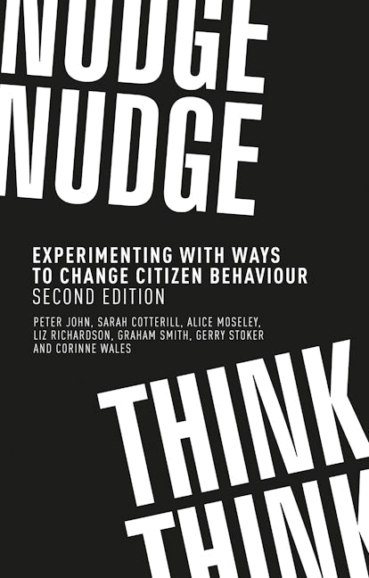 Book cover image for Nudge, nudge, think, think ISBN: 9781526140555
