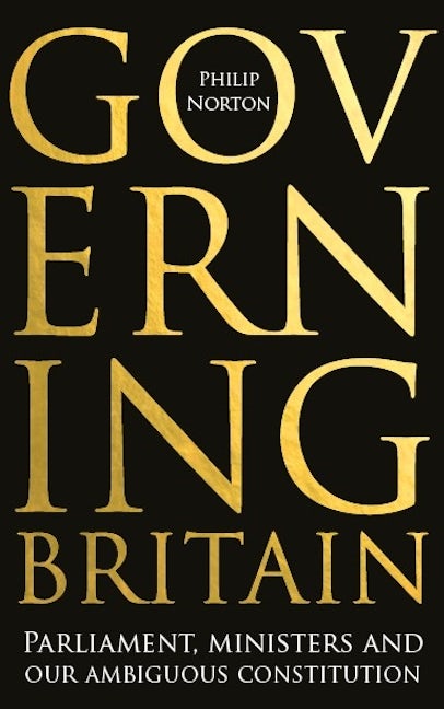 Book cover image for Governing Britain ISBN: 9781526145451