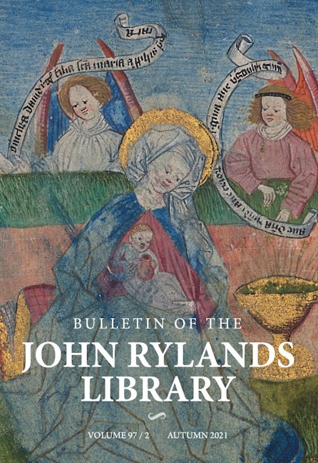 Book cover image for Bulletin of the John Rylands Library 97/2 ISBN: 9781526164315