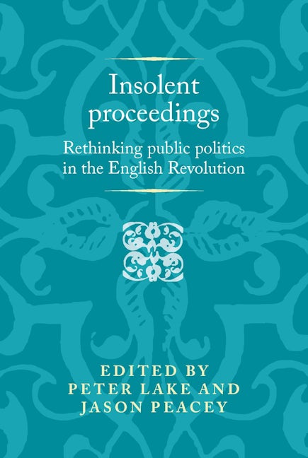 Book cover image for Insolent proceedings ISBN: 9781526165008
