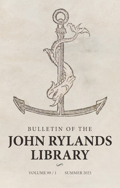 Bulletin of the John Rylands Library 99/1