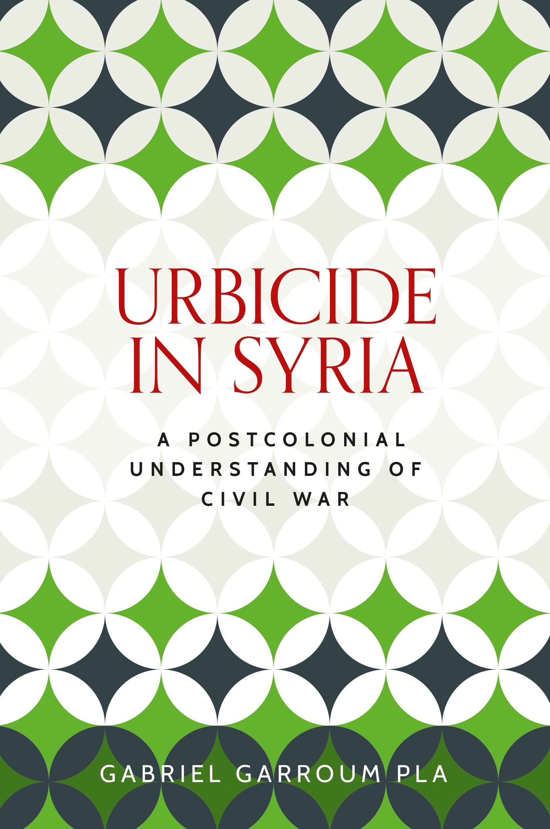 Book cover image for Urbicide in Syria ISBN: 9781526180261