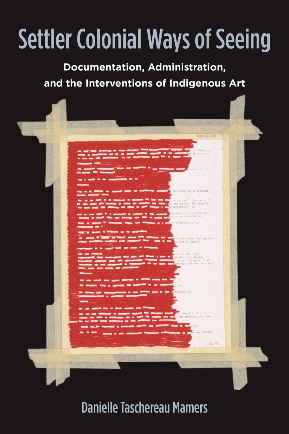 Cover image for Settler Colonial Ways of Seeing ISBN 9781531505196