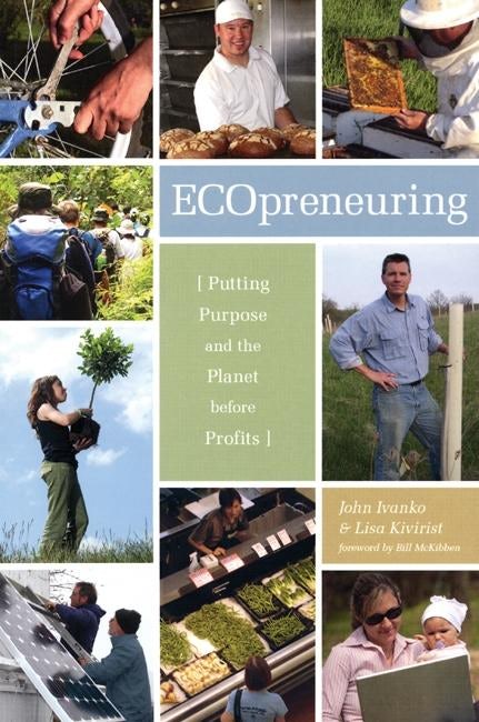Book cover image for Ecopreneuring ISBN: 9781550923636