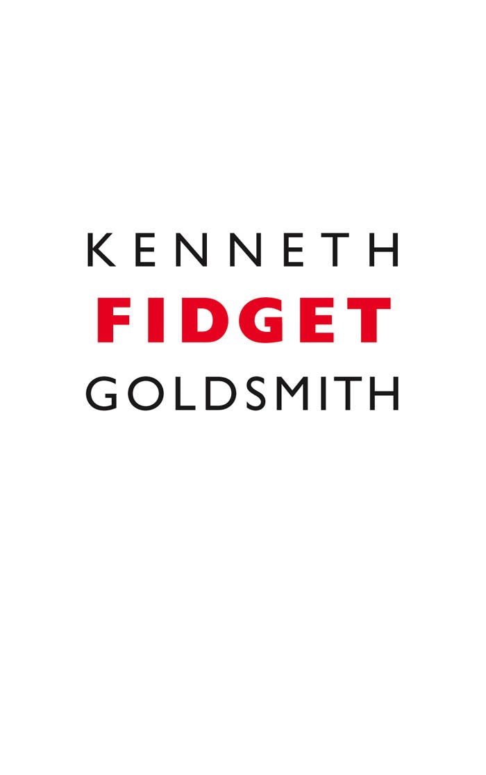 Book cover image for Fidget ISBN: 9781552450765
