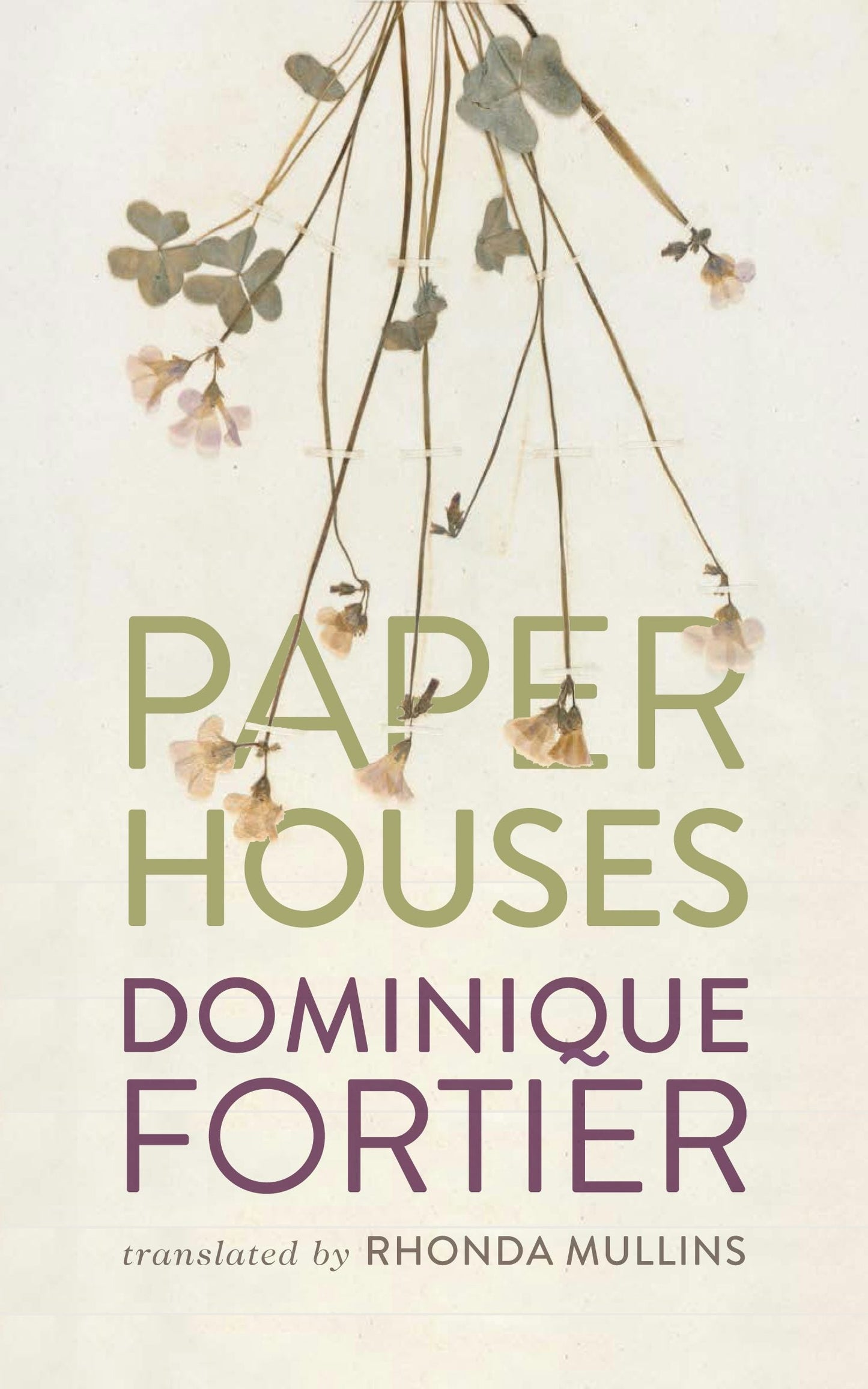 Book cover image for Paper Houses ISBN: 9781552453926