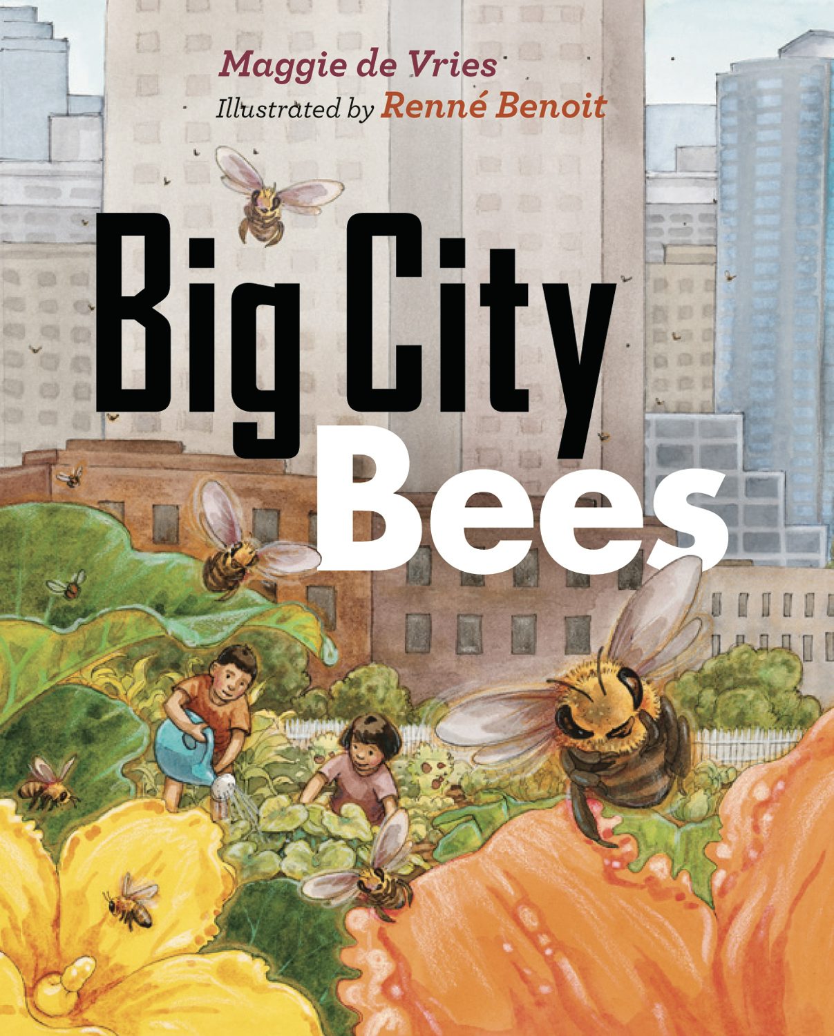 Book cover image for Big City Bees ISBN: 9781553659068