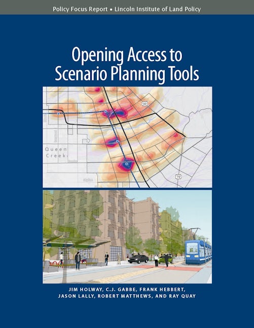 Book cover image for Opening Access to Scenario Planning Tools ISBN: 9781558442313