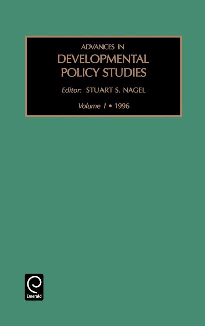 Book cover image for Advances in developmental policy studies ISBN: 9781559385602