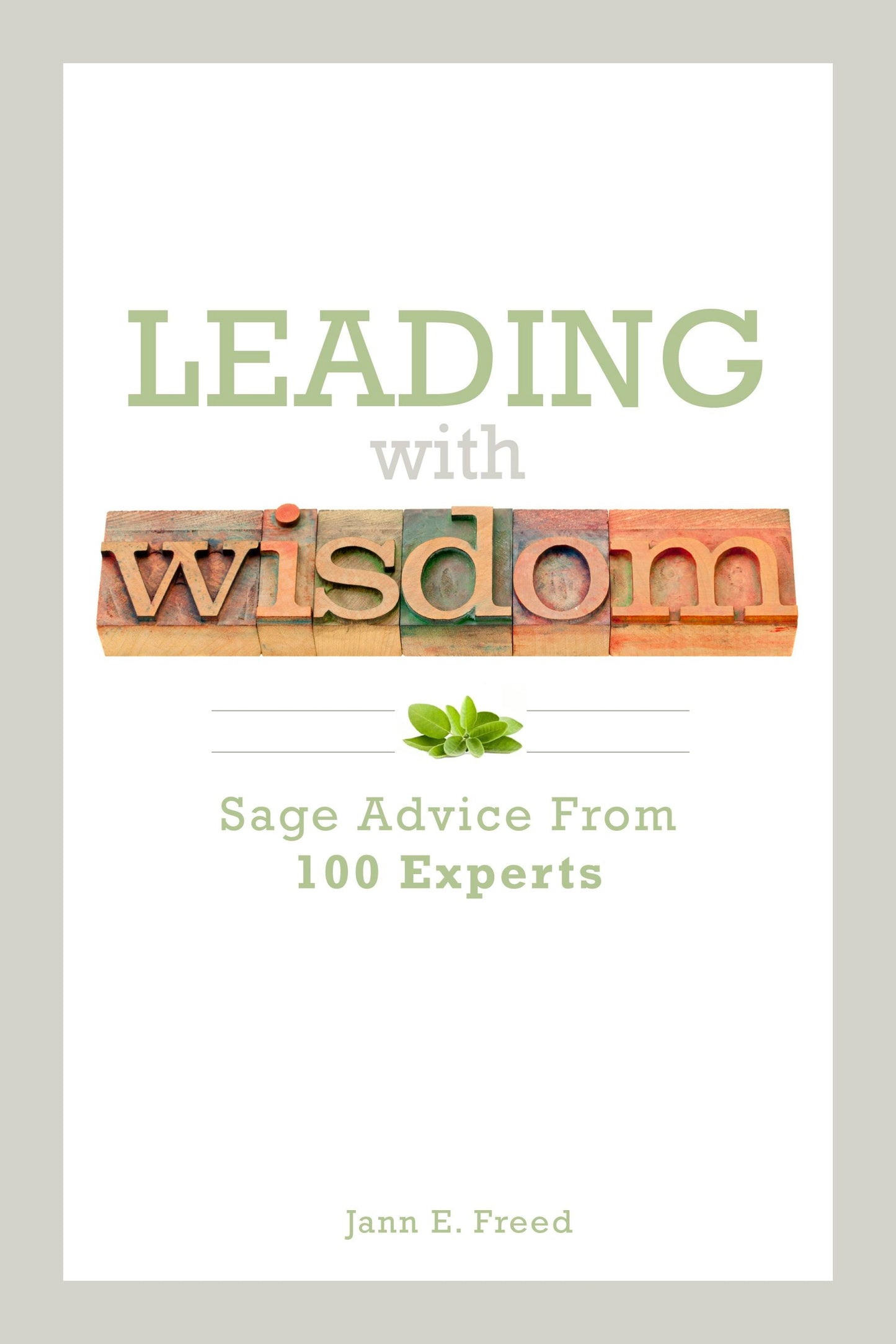 Book cover image for Leading With Wisdom ISBN: 9781562868703