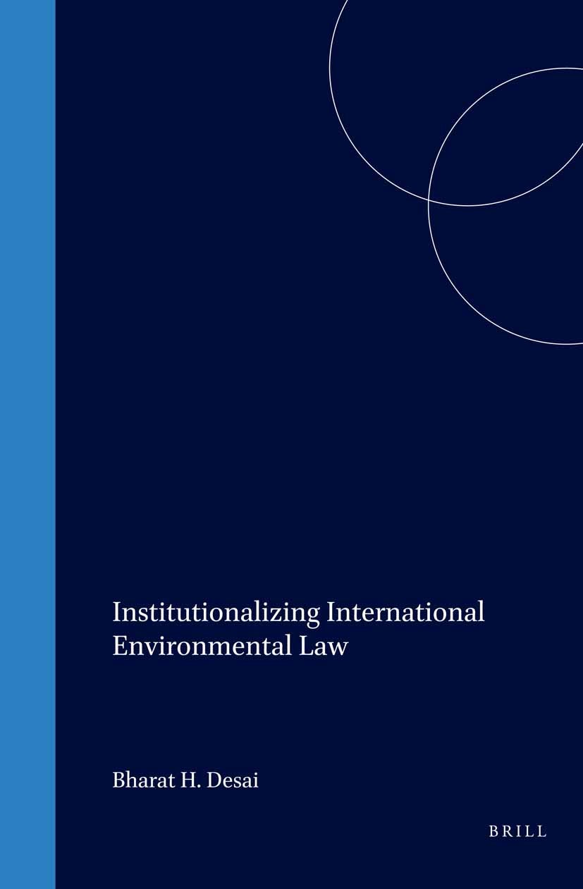 Book cover image for Institutionalizing International Environmental Law ISBN: 9781571053138