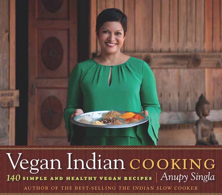 Book cover image for Vegan Indian Cooking ISBN: 9781572841307