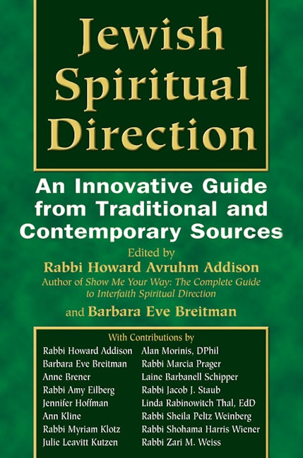 Book cover image for Jewish Spiritual Direction ISBN: 9781580232302