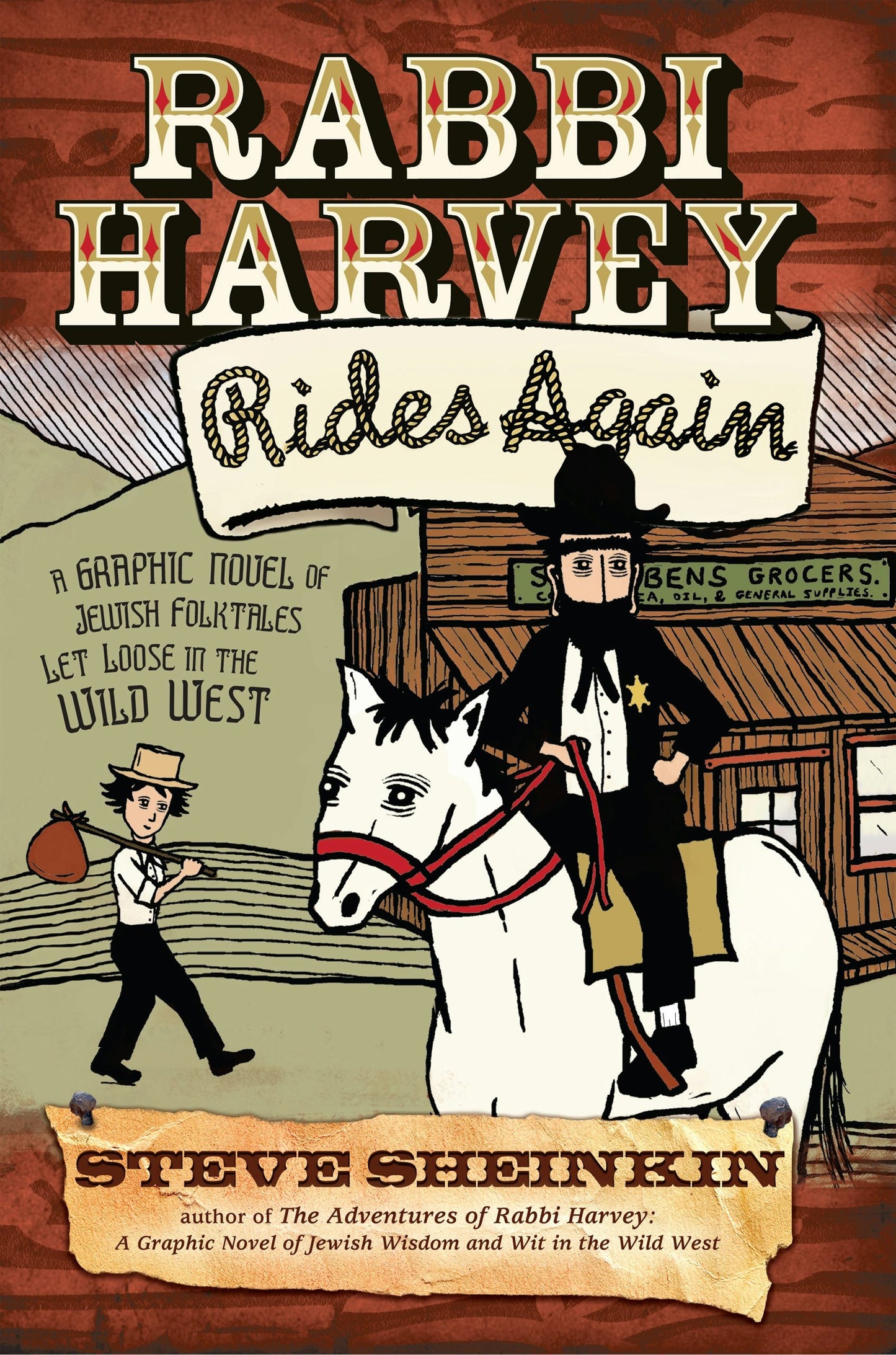 Book cover image for Rabbi Harvey Rides Again ISBN: 9781580233477
